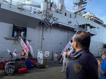 Operation Samudra Setu, Samudra Setu, INS, INS Jalashwa